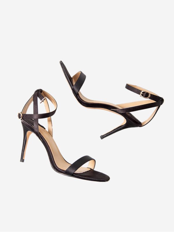 ZBlack high heels shoes
